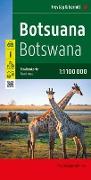 Botsuana, Straßenkarte 1:1.100.000, freytag & berndt. 1:1'100'000